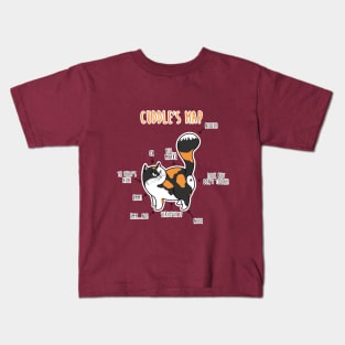 Cuddle's map Kids T-Shirt